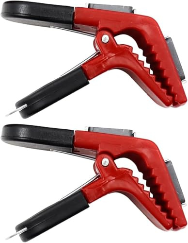Zodazoqa 2 Pcs Magnetic Paint Brush Holder Clips,Painter's Multi-Purpose Tool,Paint Can Opener For Holding Brush Can Opener For Professional DIY Projects