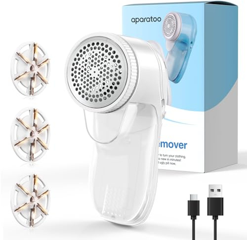 Levapelucchi Elettrico, Levapelucchi USB Ricaricabile Rimuovi Pelucchi Potente ed Efficace, Togli Pelucchi Elettrico per Abbigliamento, Maglioni, Lana, Divano, Moquette, Calzino, Lanugine