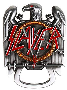 SLAYER BOTSL1 Flaschenöffner, Metall, Silber, 8.5 x 6 x 0.5 cm, 6-Einheiten