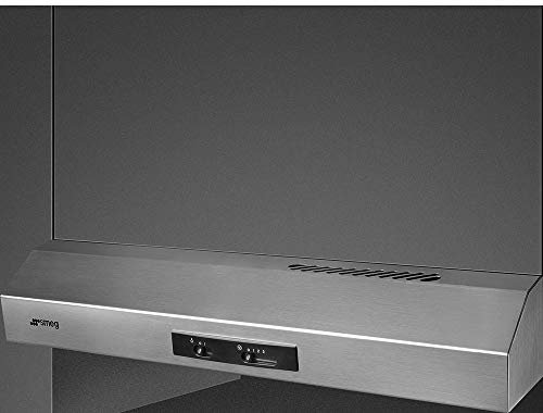 Smeg KTE60EX campana 272 m³/h Telescópica o extraplana Acero inoxidable D - Campanas extractoras (272 m³/h, Canalizado, E, C, D, 71 dB)