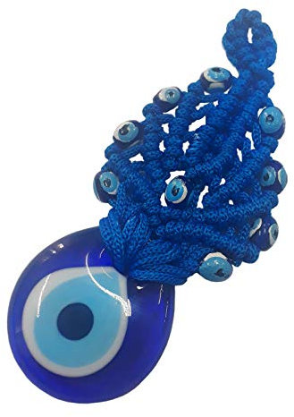 Nazar Boncuk Boncugu Türkisch Blau Evil Eye Wandbehang 12cm Ornament Amulett Dekoration Home Decor Geschenk Glas Anhänger für Auto Haus Büro