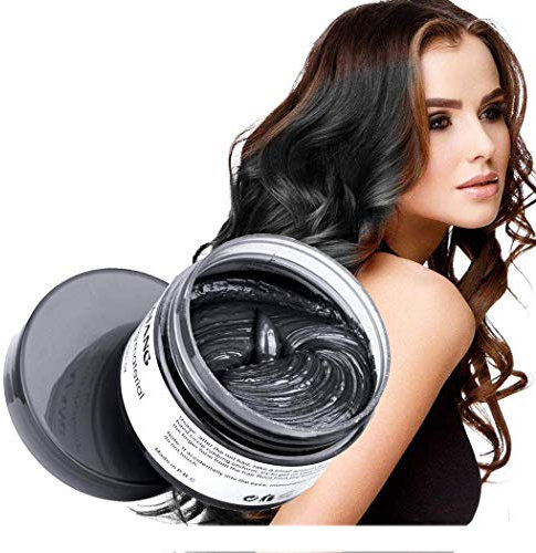 Temporäre Haarwachs Farbe, OCHILIMA Haarwachs Frisur Farbstoff Schlamm, natürliche Inhaltsstoffe Waschbare Haarstylingcreme für Männer Frauen Farbwachs 120g /4,23 Unzen