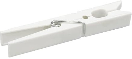 Virsus pinze per bucato mollette di plastica Bianche Lavanderia stendino 200 pz