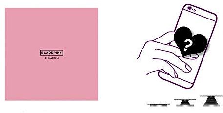 Blackpink 1st Full Album The Album (Version 2) (Incl Mobile Grip Holder, Transparent Photocard Set)