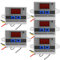 AZDelivery 5 x XH-W3001 Thermostat Digitales LED-Temperaturreglermodul mit Temperaturanzeige Einstellbar, Thermostatschalter Wasserdichter Temperaturfühler NTC DC 12V 120W 10A und inklusive E-Book!