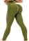ViCherub Scrunch Butt Lifting Workout-Leggings für Damen, hohe Taille, Yogahose, Bauchkontrolle, Lift, Fitnessstudio, Booty-Leggings, Olivgrün, 4X-Groß