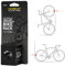 Hornit CLUG PRO | Wall Mounted Bike Rack | roadie | Secured by FIDLOCK Strap | Easy To Install, Graphite | Black, roadie 23-32mm (1 - 1.25'')