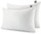Martian Dreams® Hybrid Pillow Microfibre & Shredded Memory Foam Fill | 2 Pack | Medium Firmness, Hypoallergenic (50x75cm), Relieves Neck and Shoulder Pain