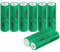 HR6 Lot de 8 piles rechargeables AA 600 mAh pour lampes solaires d'extérieur de jardin pré-chargées