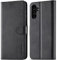 WAURZ Coque pour Samsung Galaxy A14 5G / A14 4G, Etui Coque Clapet Rabat Portefeuille Cuir avec Porte Carte Magnétique Case Housse Protection Flip Cover Étui Coque pour Samsung Galaxy A14 5G/4G,Noir