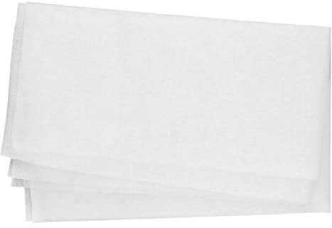 Lot de 2 filtres pour grille d'aération, filet de rechange pour empêcher la plupart des particules et de la poussière (blanc)