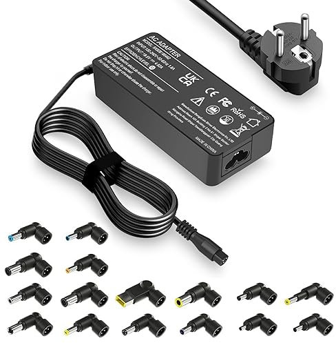90W Universel Ordinateur Portable Chargeur Adaptateur pour HP Dell Acer ASUS Toshiba Lenov o IBM Samsung Sony Fujitsu Ordinateur Portable Ultrabook chromebook Cordon d'alimentation avec 16 Conseils