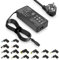 90W Universal Caricatore Alimentazione PC Portatile per Hp Dell Acer Asus Toshiba Lenovo IBM Samsung Sony Fujitsu Notebook Ultrabook Chromebook AC DC Adattatore con 16 Connettori