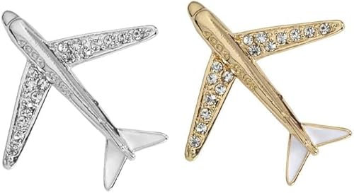Feaolala 2 STK Anstecknadel Flugzeug Broschen Brosche Pins Anstecknadel Geschenk für Männer und Frauen Kleidung Taschen Jacke Flugzeug-Anstecknadel Hurricane WWII Lustige Details (1 Set)