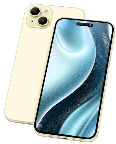 Gefälschte Telefon Modell [Ohne Logo] Dummy-Display Nicht funktionierende Replik Telefon Spielzeug für 15 Plus/Pro/Pro max (Für 15 Gelb Farbbildschirm)