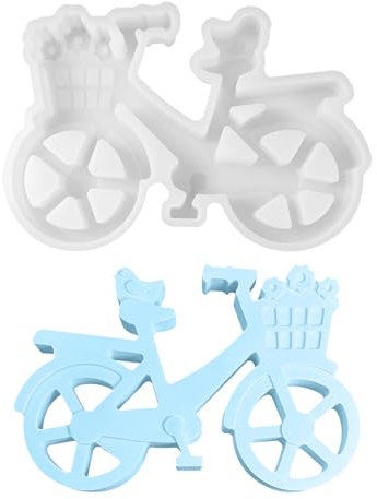 Silikonformen Gießformen, Fahrrad Silikonform, Fahrrad Kerzenformen zum Gießen, Fahrrad Silikon Gießform, Giessform Silikon, Giessform Silikon für DIY Kerzen, Gips, Handwerk, Tischstatue
