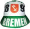 Wallitschek Fischerhut Bremen (hochwertige Qualität), Fanhut, Sonnenhut, Anglerhut, Mütze, Bucket hat, Fussball