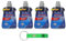 4 x Finish Brillasciuga, detersivo per lavastoviglie, impedisce la formazione di macchie d'acqua e striature, asciugatura efficace, 50 lavaggi, 250 ml + portachiavi Beni Culinari gratuito