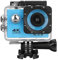 BODORME Action Camera 4K Action Camera HD 1080P 30m Waterproof Sport Camera 170° Wide Angle Infrared 2.0 Inch Screen Video Camcorder(Blu)