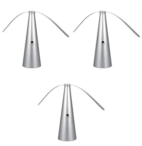 3 Pièces Ventilateur Anti Mouche De Table, Ventilateur Anti-Insectes, Ventilateur Anti-Mouches Portable Pour Les Tables, rép-ulsif Extérieur Et Intérieur,Répulsifs Anti-Mouches,Fly Repel Lent Fan