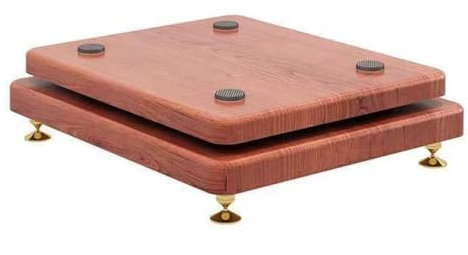 Isolation - Soporte de subwoofer para altavoces de suelo, 40 x 45 cm, base estabilizadora