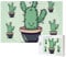 Puzzles 500 Pieces Green Cactus Jigsaw Puzzles Wooden Photo Puzzle for Adults Personalized Picture Puzzle Classic Jigsaw Puzzle for Family Wedding Birthday Valentine's Day Gifts 15.7 x 11 Inch