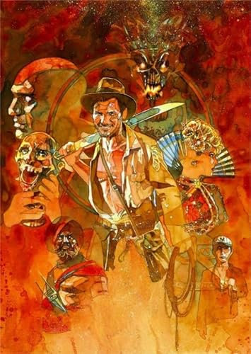 RUIYANMQ Jigsaw Puzzle 1000 Piece The Bad The Ugly Retro Film Posters for Adults Educational Toys Puzzles Qz338Yk