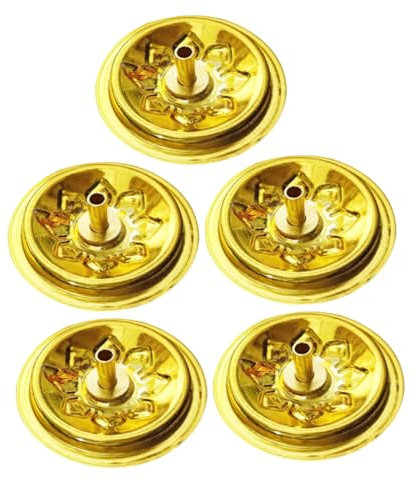 Garneck 5stücke Öllampe Docht Metall Schwimmend Öllampenhalter Ersatzkern Tempellichtdocht Zubehör Ersatz Für Petroleumlampen Vintage-petroleumlampen Schreibtisch Tischlampen