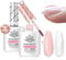 Born Pretty Builder Nail Gel 2X15ML - 8 en 1 Clear Nude Gel Construction Ongle U V Gel Ongle de Renforcement, Capsules et Extensions U V LED Ongles Forts et Résistants