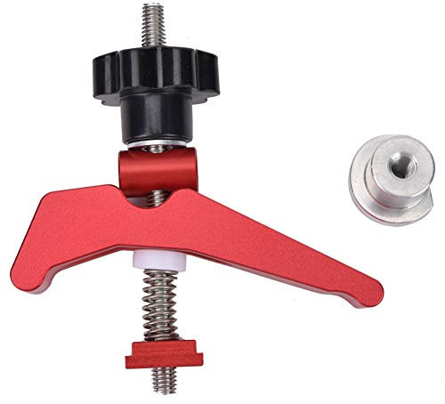 Router Fence, Woodworking Table Slide Slot Track Stopper Router Table Fence Table Saw Sleds for Woodworking Aluminum Alloy Carpenter Clamping Tool for Table Saw, Miter Saw