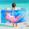 WERNNSAI Badehandtuch Kinder 76 x 150cm, Dinosaurier Strandtuch Mädchen, Schnell Trocknend Saugfähig Weiches Handtuch Kinder, Badetuch Kinder Duschtuch Mädchen für Strand Schwimmen Reisen
