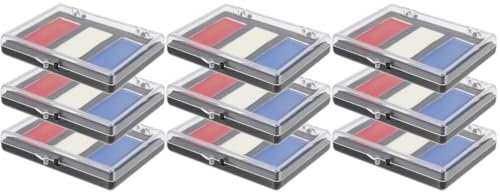 3 Ensembles Des Peintures Peinture De Visage Peintures Corporelles Pour Adultes Peinture Au Néon Trousse De Peinture Pour Le Visage Maquillage Rouge Aluminium 3 Pièces * 3 NUOBESTY