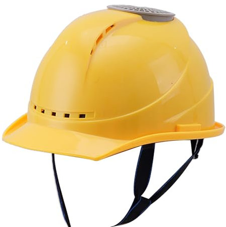 Ventilatorhut, USB-Hartschalenhut mit integriertem Ventilator, kühlende Kappen, belüftete Kappen, verstellbar für den Bau im Freien und Heimwerker