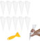 Sac de Mortier,Poche à Jointer,20PCS Sac de Coulis,Sac à Coulis Maçonnerie,Mortier Ciment,Sac de Scellant de Ciment,pour Calfeutrage et Crochet Coutures