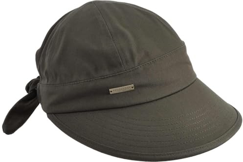 Seeberger Freizeitkappe Damencap Baumwollkappe One Size Olive
