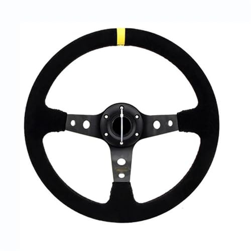 Volante de carreras Volante modificado for automóvil de 14 pulgadas, personalizado, competición, ante, universal, 350 mm para carreras automovilismo