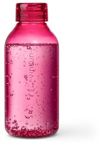 VINSUN Trinkflasche 750ml pink - Kohlensäure geeignet, auslaufsicher | Leichte Wasserflasche wiederverwendbar, Tritan, BPA frei - Sport Flasche für Outdoor, Schule, Uni, Fahrrad, Büro, Gym
