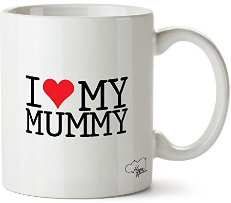 Hippowarehouse I Love My Mummy Printed Mug Cup Ceramic 10oz