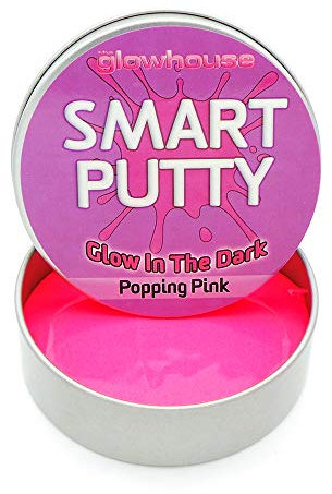 The Glowhouse Smart Slime Putty, der im Dunkeln leuchtet (Popping Pink)
