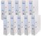 DONAU Master Ordner Breit 10er Pack/DIN A4 / 7,5 cm / 10 Stück/Weiße/Kunststoffbezug PP/Carton Papier Schlitzordner Büroordner Aktenordner Ringordner/Grünen Punkt