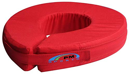 PM Sports Kart/Race/Rally Adult Nackenstütze/Helmstütze Nackenschutz Größe 16 bis 20 Zoll (Rot)