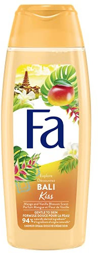 Fa - Gel Douche Corps Rafraichissant - Fresh - Peach Pacific - Parfum Peche - Rafraichissant Longue Durée - Doux pour la peau - Formule Vegane - Bouteille de 250 ml