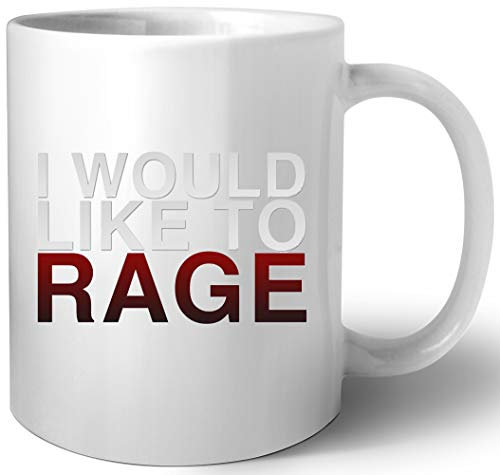 I Would Like To Rage! - Clean Keramik Tassen Mug