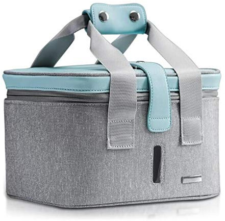 BarberPub TG27BY - Sterilizzatore portatile con luce UV e sacchetto sterilizzatore, ricaricabile tramite USB, con 6 LED UVC + 6 LED