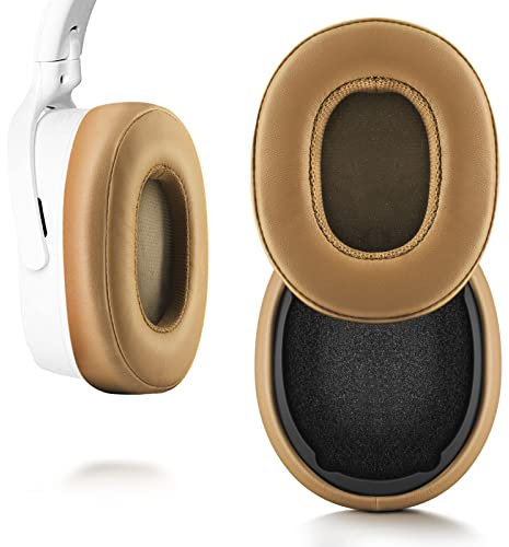 XBERSTAR Almohadillas para auriculares Skullcandy Crusher Wireless/Crusher EVO/Crusher ANC/Hesh3 (Light Coffee)
