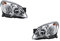Johns, Scheinwerfer Satz passend für Opel Astra H 03/04- H7/H1 Set links & rechts Chrom