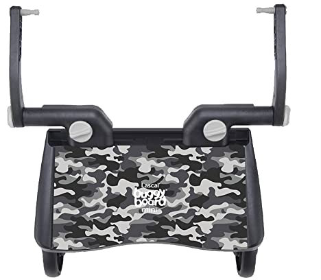 Lascal BuggyBoard Mini Special Edition | Universal Board, Compatible with Over 99% of Pushchairs | Ideal for Smaller Strollers | Camo