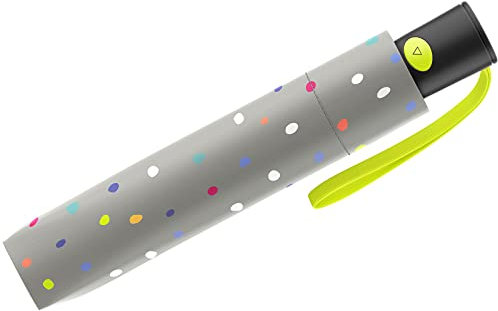 Benetton Taschenschirm Mini Automatik Dots - Grey