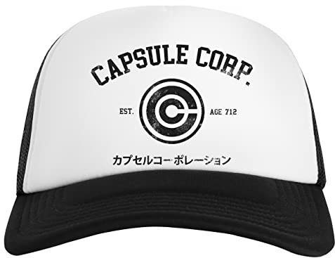 Jinbetee Capsule Corp. Casquette De Baseball Blanche Snapback Unisexe