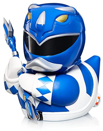 TUBBZ Blauer Ranger Sammel-Enten-Vinylfigur - Offizielle Power Rangers Merchandise - Kinder TV & Filme